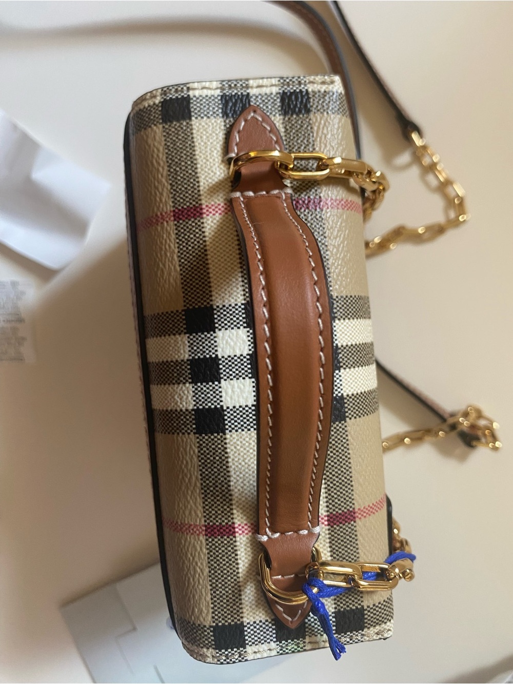Burberry Mini Check Mates Vanity Bag – Archive Beige Paws on Parade – Authentic - Picture 9 of 9